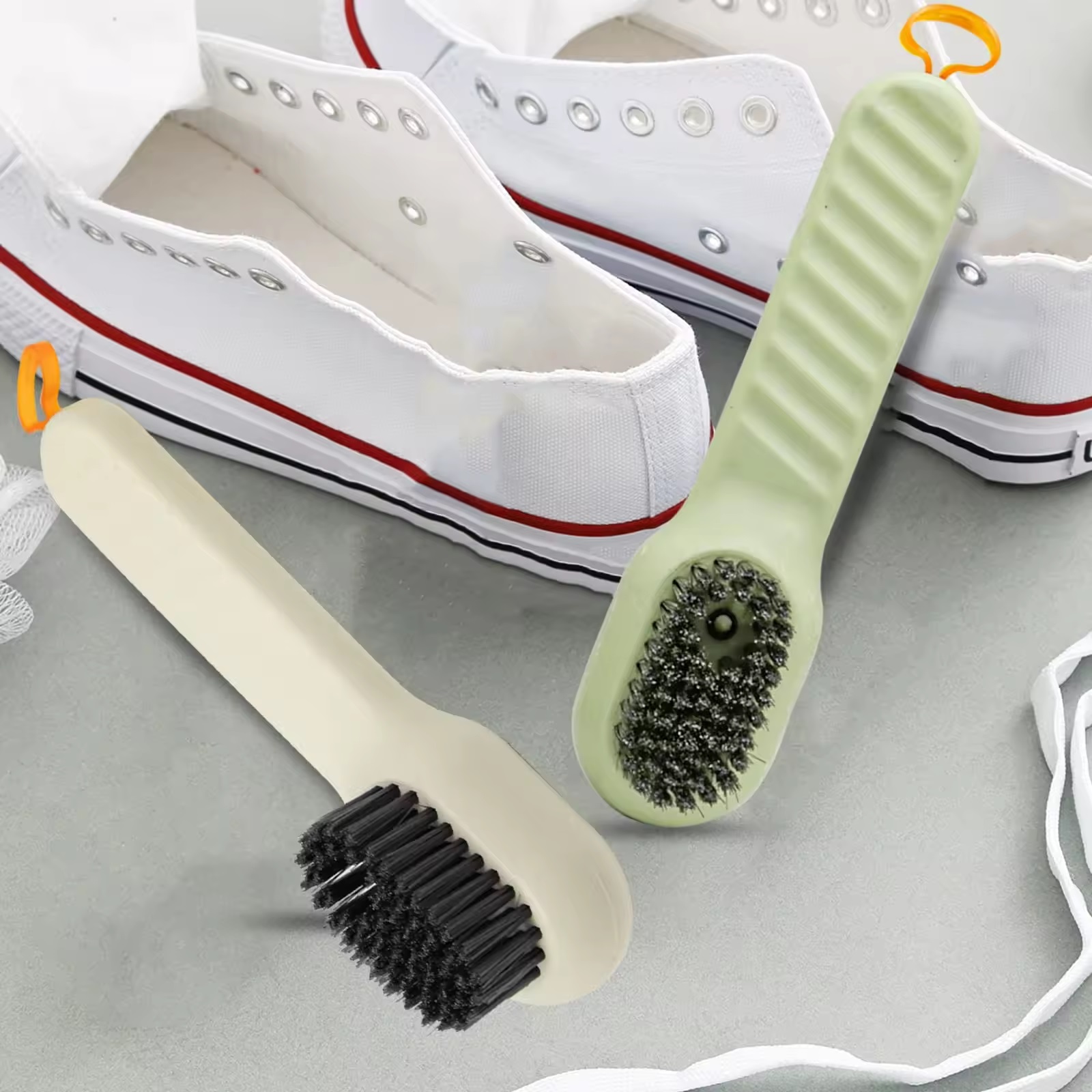 Miniatura 4 de Cepillo zapatos con dispensador jabon